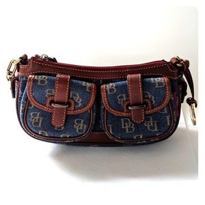 Dooney & Bourke denim mini shoulder bag